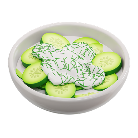 Cucumber Salad  3D Icon