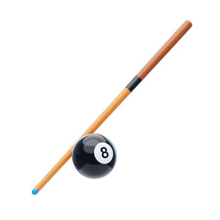 Cue Stick  3D Icon