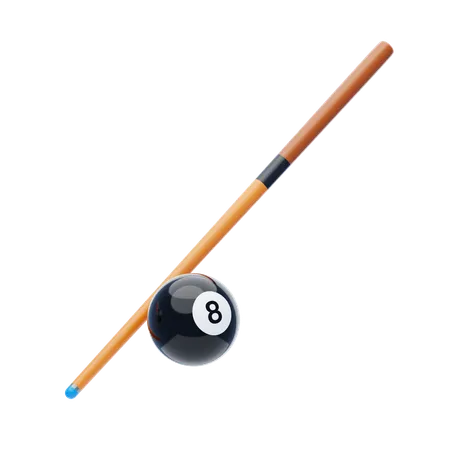 Cue Stick  3D Icon