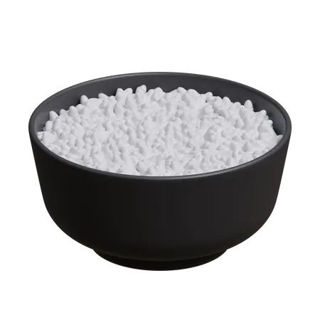 Bol de arroz  3D Icon