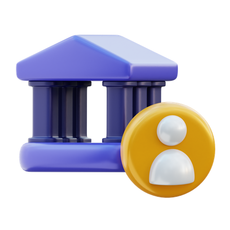 Cuenta bancaria  3D Icon