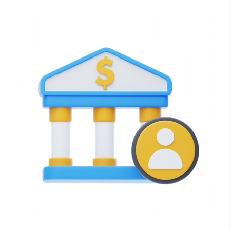Cuenta bancaria  3D Icon