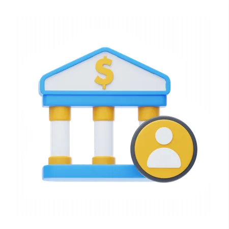 Cuenta bancaria  3D Icon