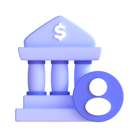 Cuenta bancaria  3D Icon