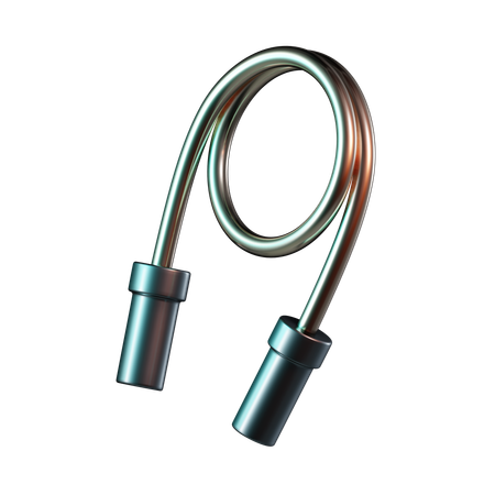 Cuerda saltar  3D Icon