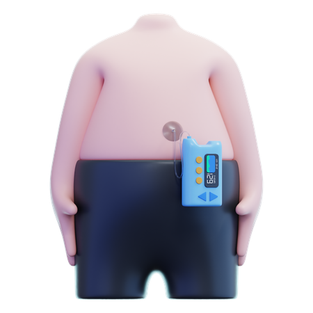 Cuerpo de la bomba de insulina  3D Icon