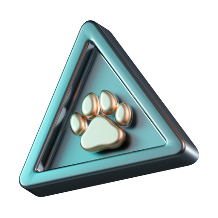 Cuidado com o Signo Animal  3D Icon
