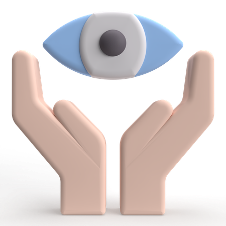 Cuidado de ojos  3D Icon