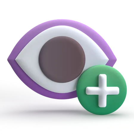 Cuidado de ojos  3D Icon