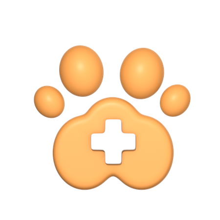 Cuidado de mascotas  3D Icon