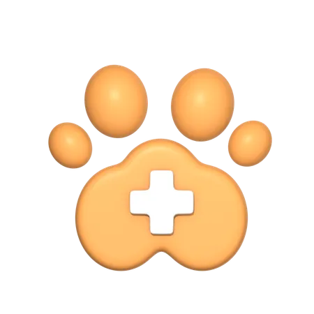 Cuidado de mascotas  3D Icon