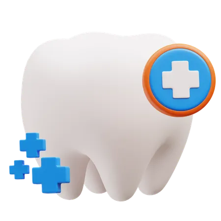 Cuidado dental  3D Icon