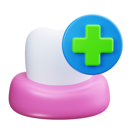 Cuidado dental  3D Icon