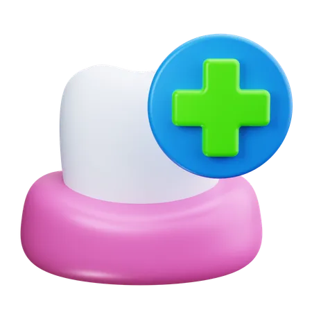 Cuidado dental  3D Icon