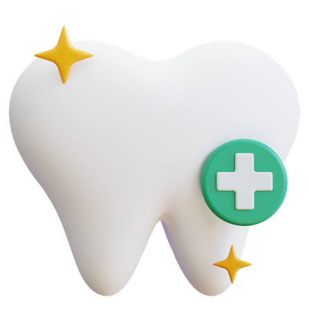 Cuidado dental  3D Icon