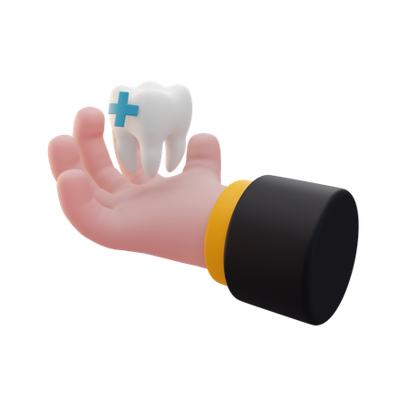 Cuidado dental  3D Illustration