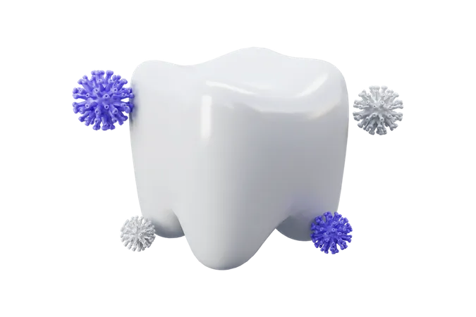 Cuidado de los dientes  3D Icon