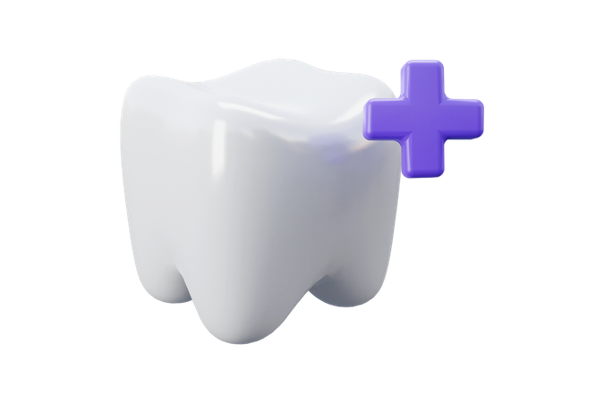 Cuidado de los dientes  3D Icon