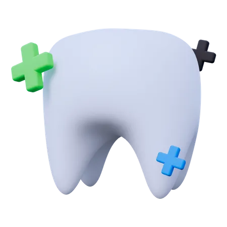 Cuidado dental  3D Icon