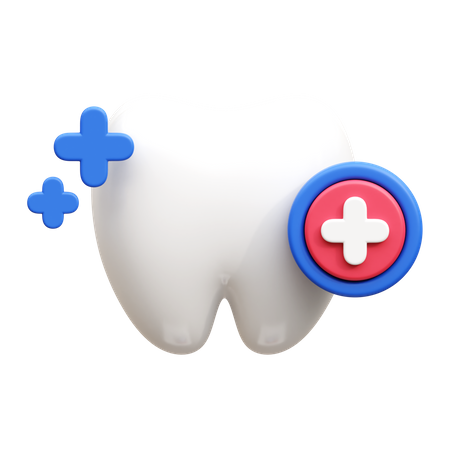 Cuidado dental  3D Icon