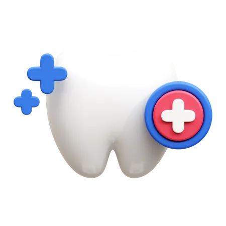 Cuidado dental  3D Icon