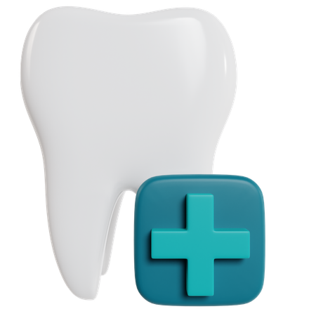 Icono de diente de cuidado dental  3D Icon