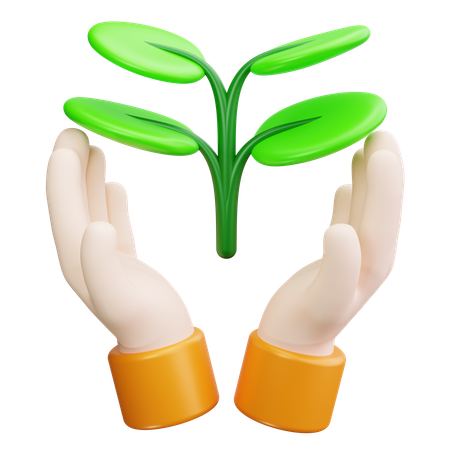 Cuidados com as plantas  3D Icon