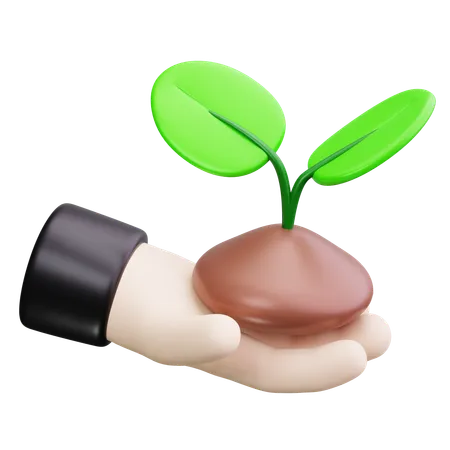 Cuidados com as plantas  3D Icon