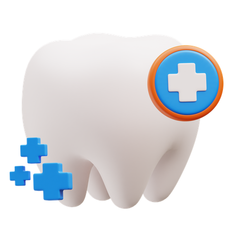 Cuidado dental  3D Icon