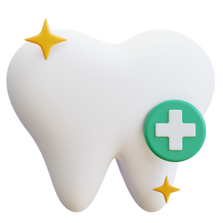 Cuidado dental  3D Icon