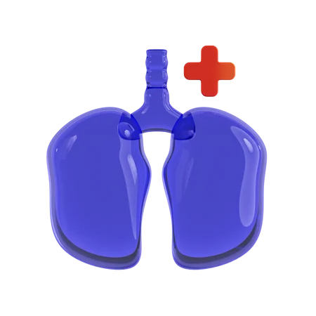 Cuidados respiratórios  3D Icon