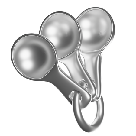 Cuillère à mesurer  3D Icon