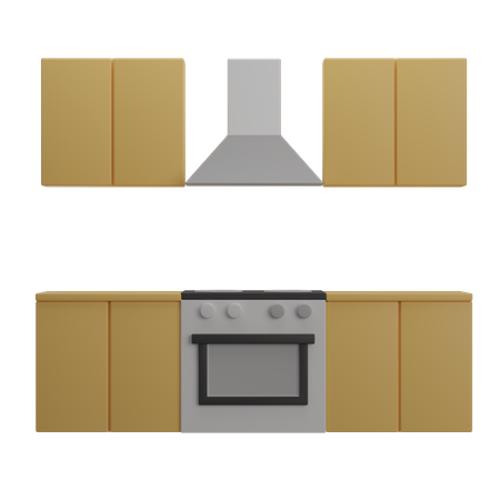 Cuisine  3D Illustration