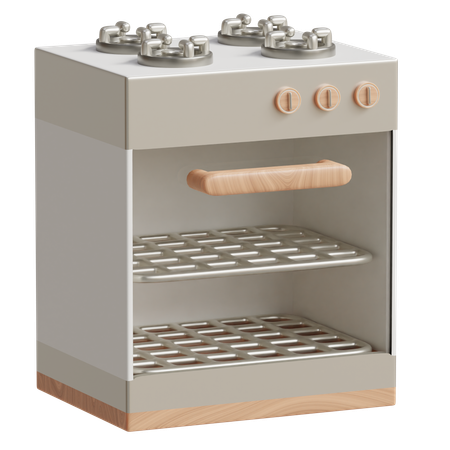 Cuisinière à gaz  3D Icon