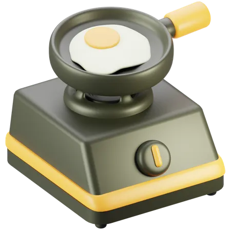 Cuisinière  3D Icon