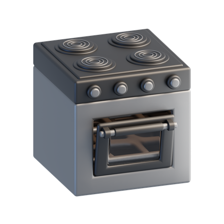 Cuisinière électrique  3D Icon