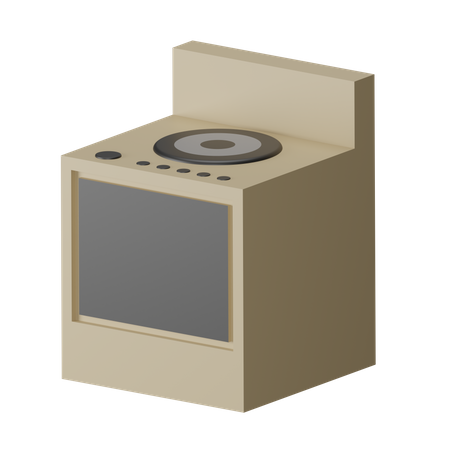 Cuisinière électrique  3D Icon