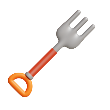 Cultivateur à main  3D Icon