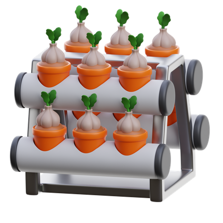 Culture de l'oignon  3D Icon