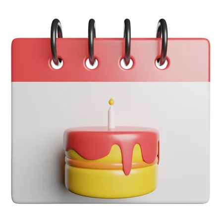 Cumpleaños  3D Icon