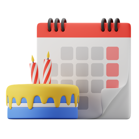 Cumpleaños  3D Icon