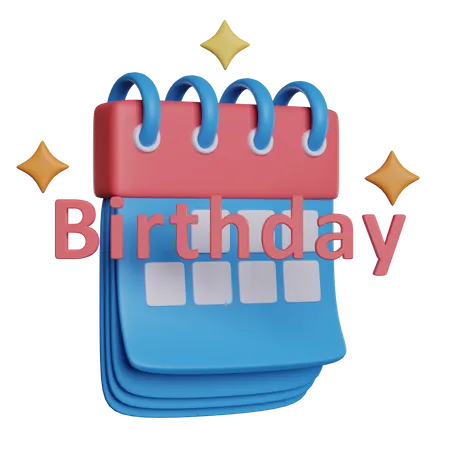 Cumpleaños  3D Icon