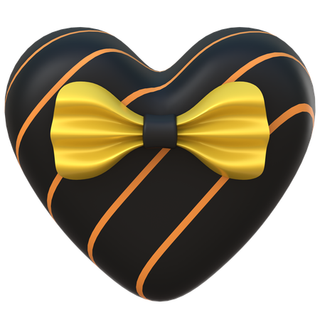 Corazón de cumpleaños  3D Icon