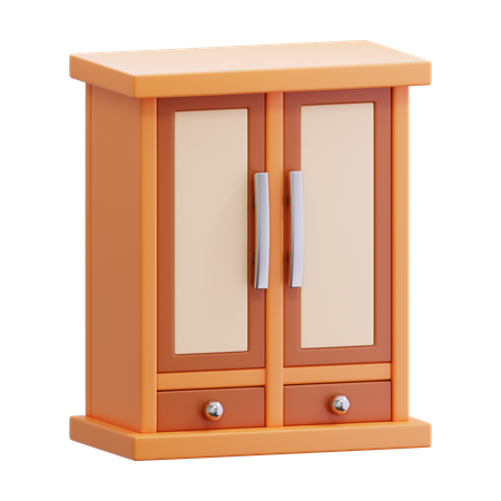 Cup Board  3D Icon