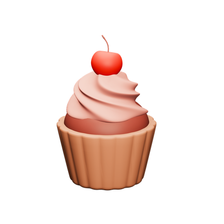 カップケーキ  3D Icon