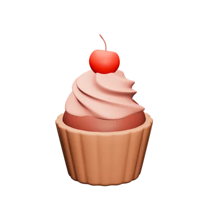 カップケーキ  3D Icon