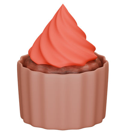 カップケーキ  3D Icon