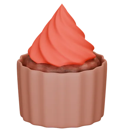 カップケーキ  3D Icon