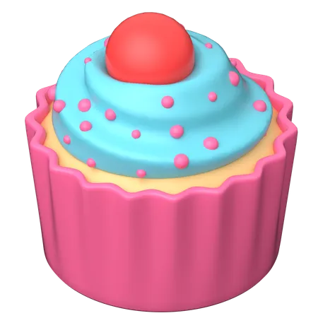 Cup Cake  3D Icon