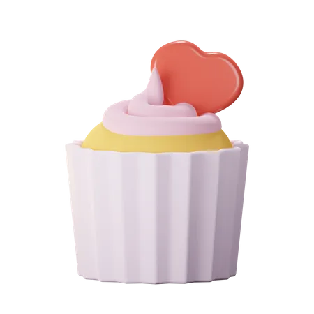 Cup Cake  3D Icon